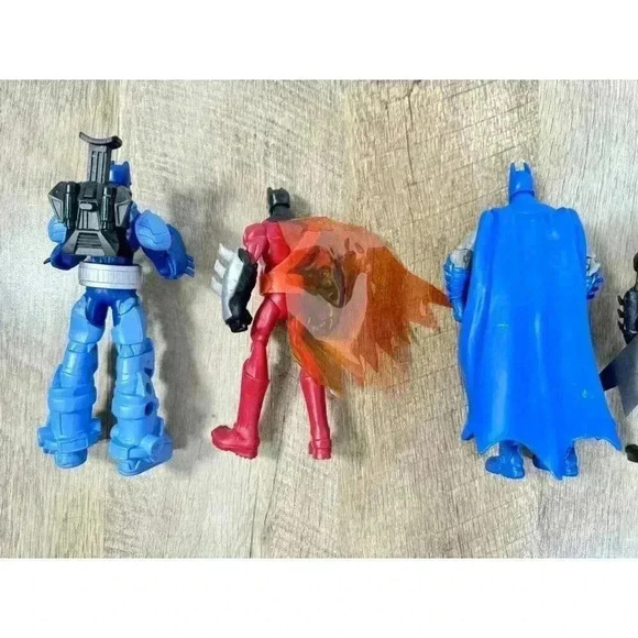 Batman Superman Action Figure Lot DC Comics 2011 2012 Mattel Ninja Power Attack - Picture 9 of 10